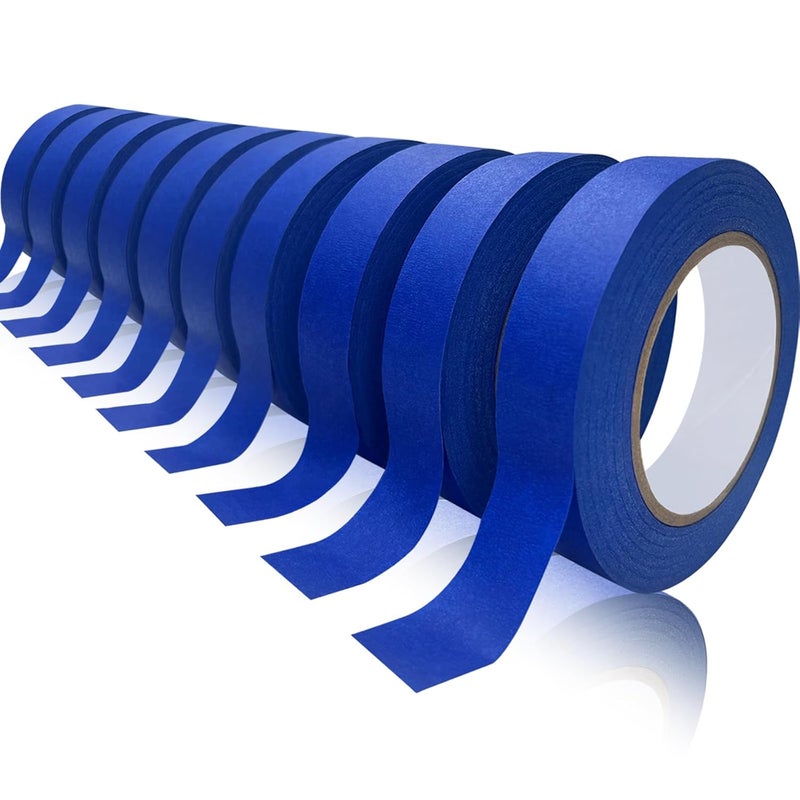 SmaringWing Premium Painters Tape, 10 Rolls Blue Tape Painters Masking Tape for Multi-Purpose, 601yds=10*0.94inch*60.1yds, Craft Adhesive Paint Tape for Walls, DIY Crafts Arts, Labeling, Decoration, Easy Removal - Image 1
